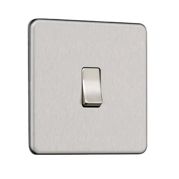 Slimline Screwless 2G Light Switch