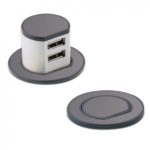 Miniature Pop-Up Dual USB Charger