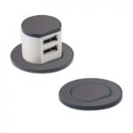 Miniature Pop-Up Dual USB Charger