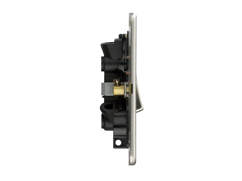 Slimline Screwless 20A DP Switch with Neon