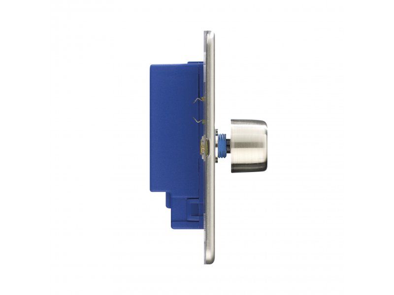Slimline Screwless 1G 2 way 400W Single Dimmer Switch (Pack of 3)