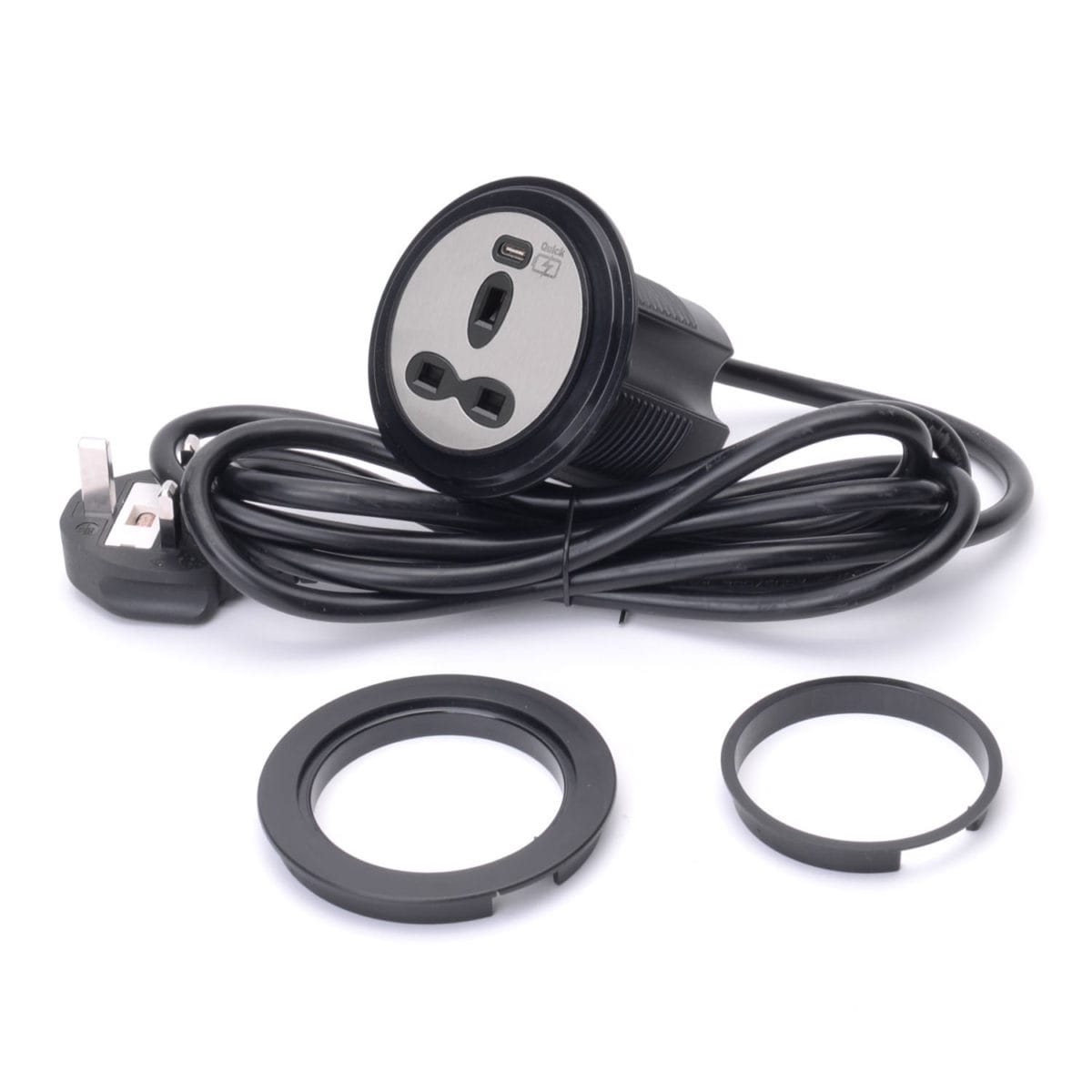 Desktop Power Unit -13A Socket Outlet with USB-C Outlet Desktop Power Unit -13A Socket Outlet with USB-C Outlet