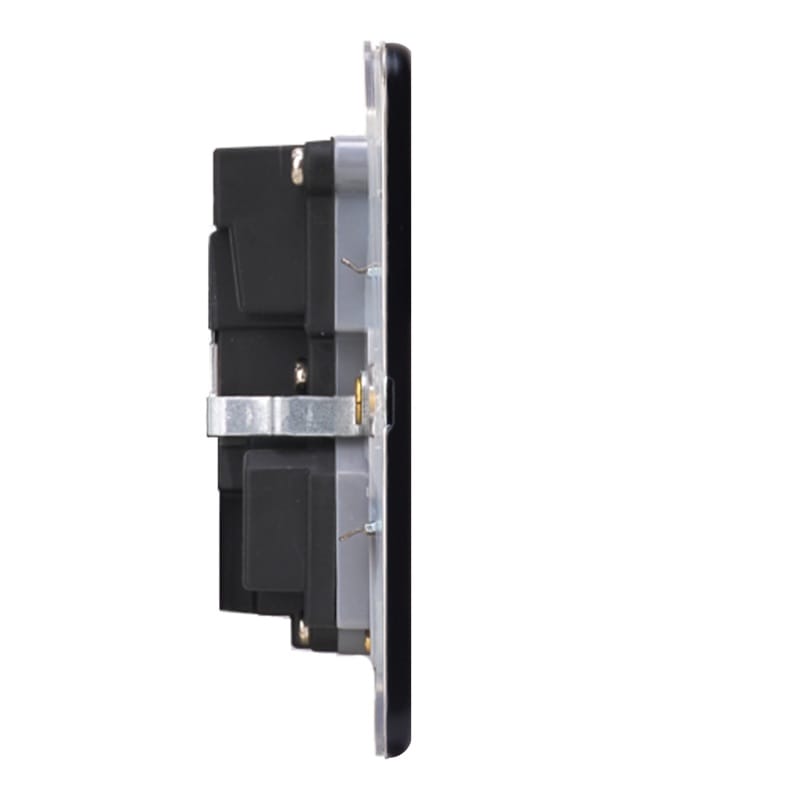 Slimline Screwless 13A 2G Smart Socket Outlet