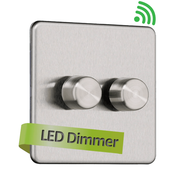 Slimline Screwless 2G Smart Dimmer Switches