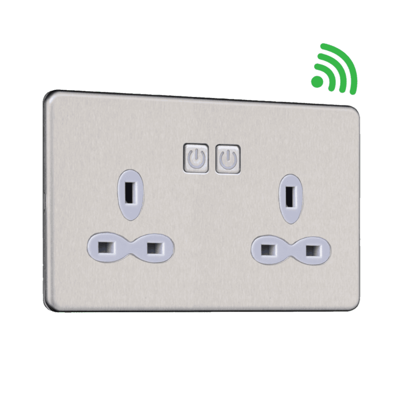 Slimline Screwless 1G Light Switch